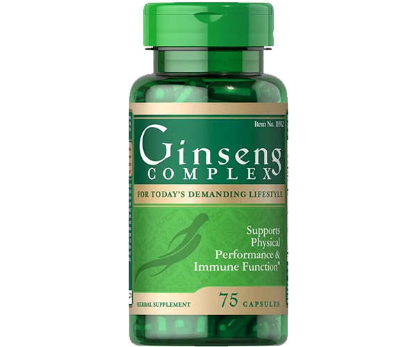 Женьшень комплекс Puritan's Pride (Ginseng Complex) 75 капсул