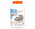 Коензим Q10 400 мг з високим ступенем поглинання та біоперином Doctor's Best  (High Absorbnion CoQ10 with Bioperine) 