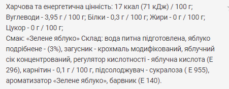 Фітнес-джем з L-карнітином без цукру та калорій Power Pro