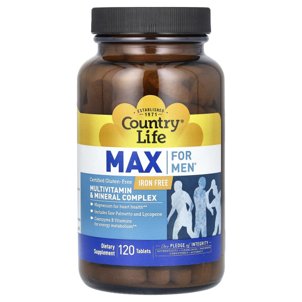 Мультивитамины для мужчин Country Life (Multivitamin & Mineral for Men) 