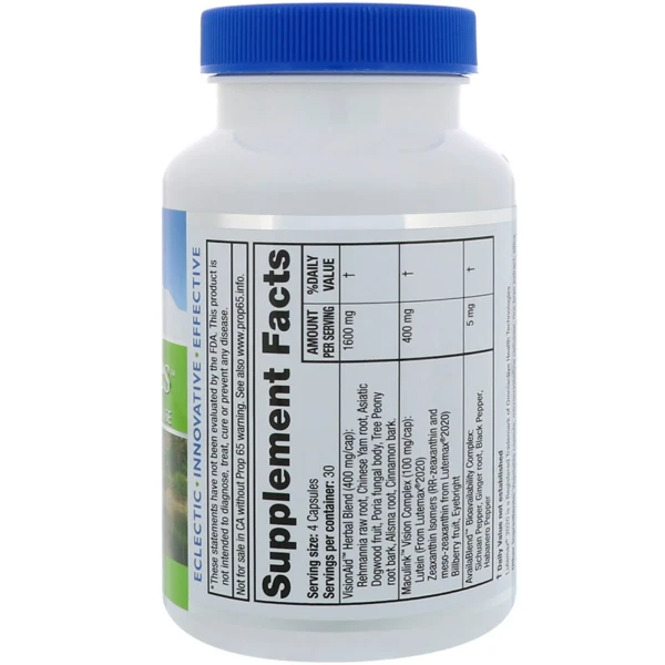 Комплекс для защиты и улучшения зрения RidgeCrest Herbals (EssentialEyes) 120 капсул