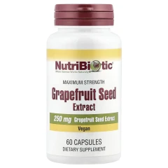 Екстракт грейпфрута NutriBiotic  (Grapefruit Seed Extract) 250 мг 60 капсул