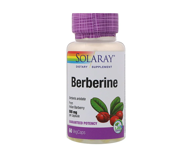 Берберин HCI Solaray (Berberine) 500 мг 60 капсул