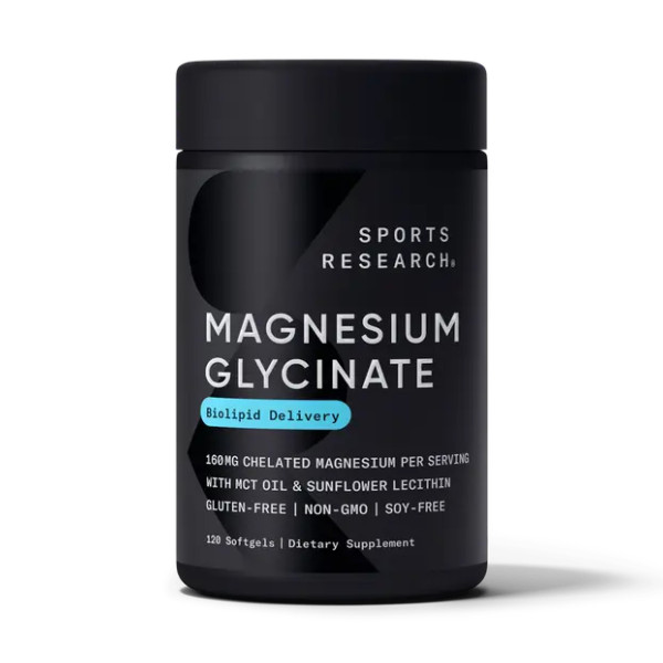 Магній Гліцинат 160мг Sport Research (Magnesium Glycinate 160mg)