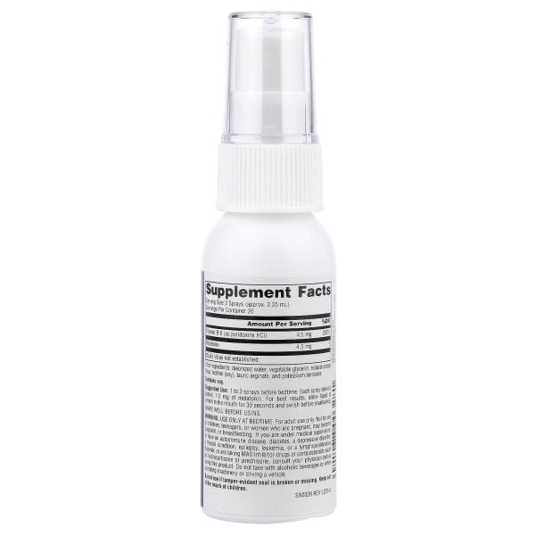 Мелатонін спрей Source Naturals  (Nutraspray melatonin) 1.5 мг 59 мл зі смаком апельсину