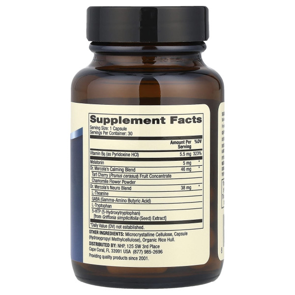 Підтримка сну Dr. Mercola (Sleep Support) 30 капсул