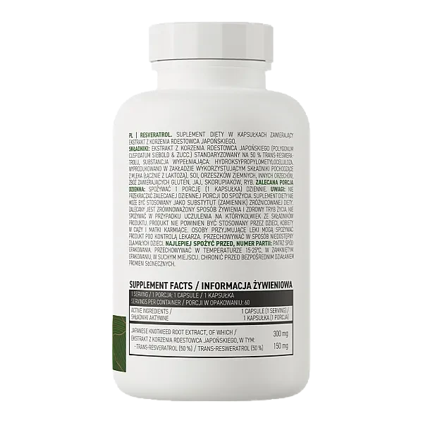 Ресвератрол Ostrovit (Resveratrol) 150 мг 60 капсул