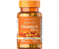 Вітамін К Puritan's Pride (Vitamin K) 100 мкг 100 таблеток