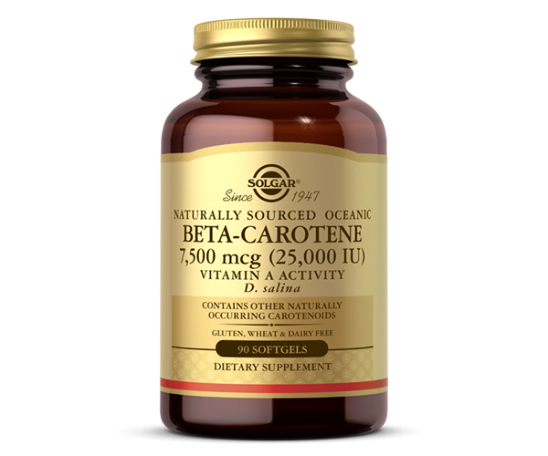 Бета-каротин Solgar  (Beta-Carotine) 25000 MО 