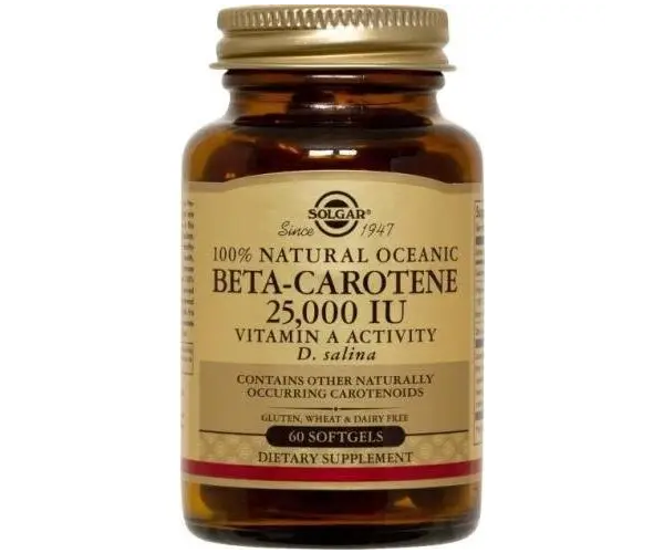 Бета-каротин Solgar  (Beta-Carotine) 25000 MО 