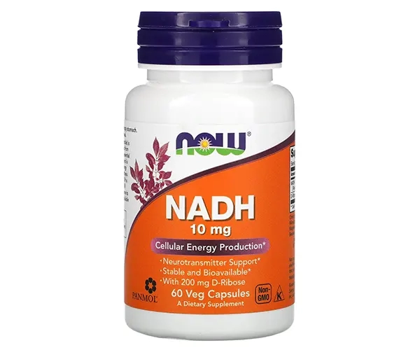 НАДН NOW Foods (NADH) 10 мг 60 капсул