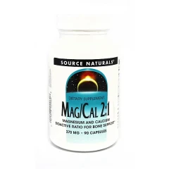 Магній та кальцій Source Naturals  (Mag/Cal 2:1) 370 мг 