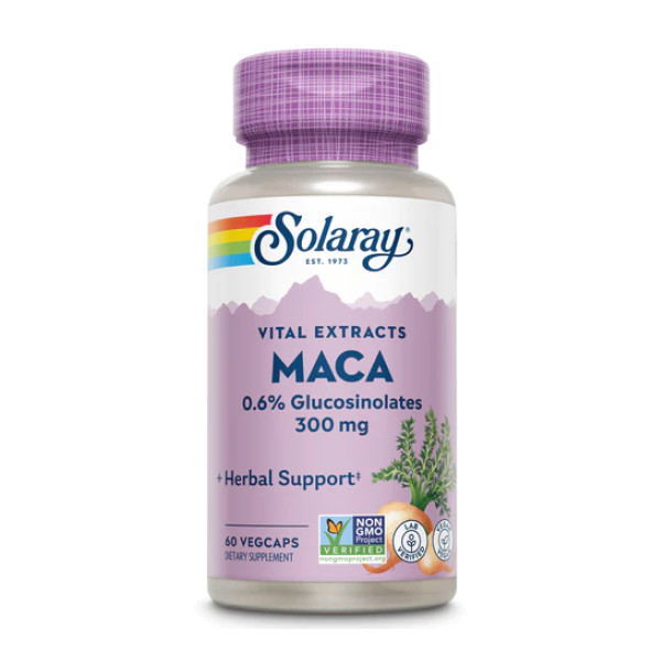 Мака Solaray (Maca) 300 мг 60 капсул