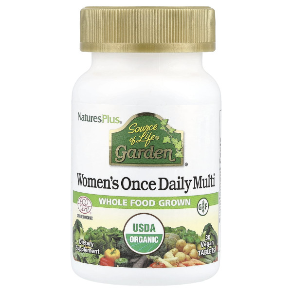 Мультивитамины для женщин Natures Plus (Women's Once Daily Multi) 30 таблеток