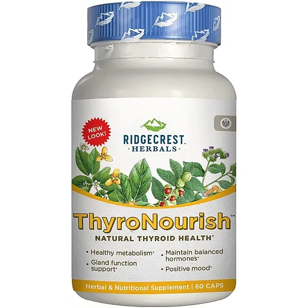 Комплекс для підтримки щитовидної залози RidgeCrest Herbals (ThyroNourish) 60 капсул