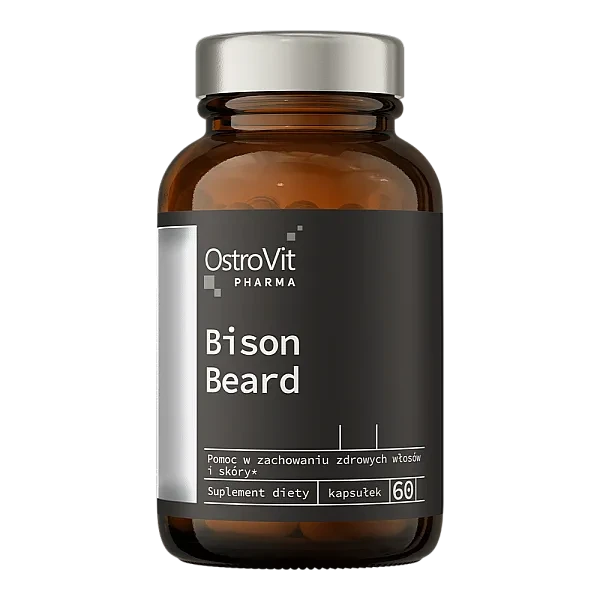 Комплекс для кожи, волос и бороды Ostrovit (Bison Beard) 60 капсул