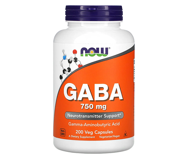 ГАМК (Гамма-аміномасляна кислота) NOW Foods (GABA) 750 мг 