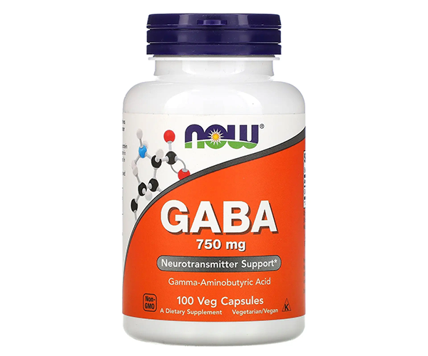ГАМК (Гамма-аміномасляна кислота) NOW Foods (GABA) 750 мг 