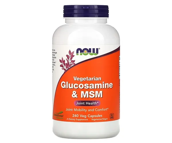 Глюкозамин и МСМ NOW Foods (Glucosamine & MSM) 500/333 мг