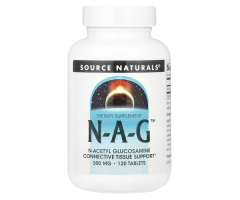 N-ацетилглюкозамін Source Naturals  (N-A-G) 500 мг 120 таблеток