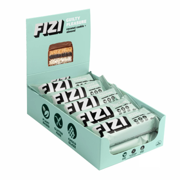 Шоколадні батончики FIZI Chocolate Bar 10 шт по 40 г