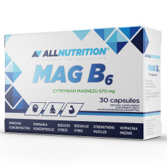 Магній Вітамін В6 Allnutrition (MAG B6) 30 капсул