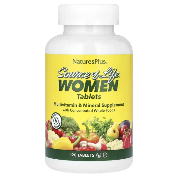 Мультивітаміни та мінерали для жінок Natures Plus  (Multi-Vitamin and Mineral) 