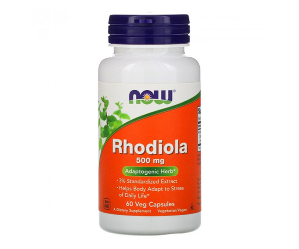 Родіола Рожева NOW Foods (Rhodiola) 500 мг