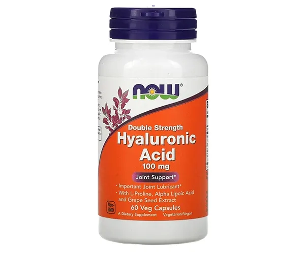 Гиалуроновая кислота NOW Foods (Hyaluronic Acid) 100 мг 