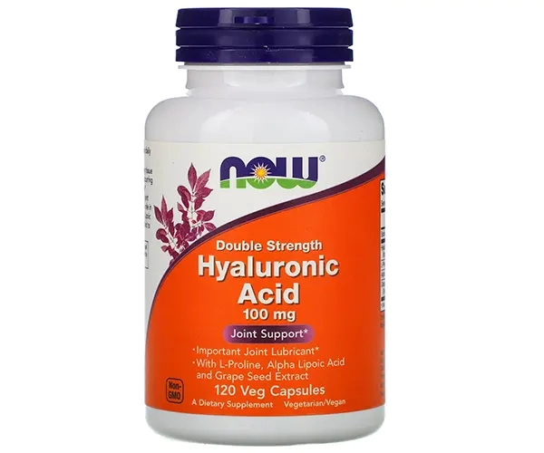 Гиалуроновая кислота NOW Foods (Hyaluronic Acid) 100 мг 