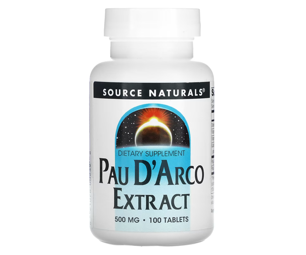 Пау Дарко Source Naturals (Pau D'Arco) 500 мг