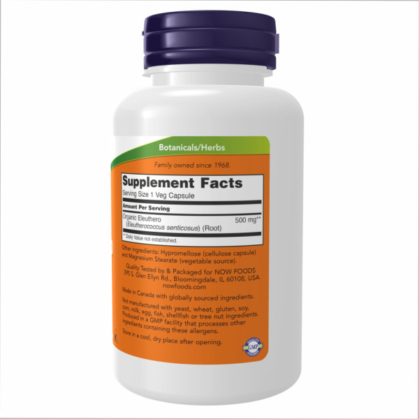 Сибирский женьшень Now Foods (Eleuthero) 500 мг 250 капсул