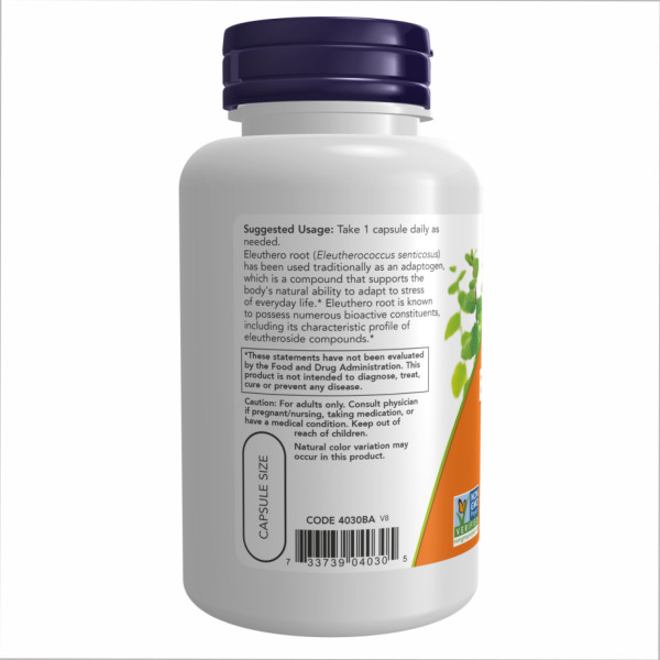 Сибирский женьшень Now Foods (Eleuthero) 500 мг 250 капсул