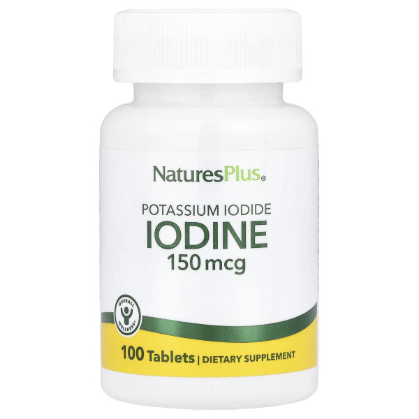 Йод Natures Plus ( Potassium Iodide) 150 мкг 100 таблеток