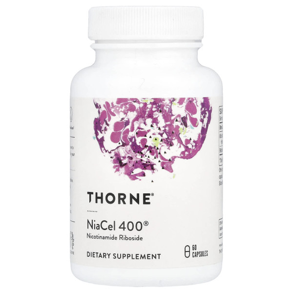 Нікотинамід рибозид Thorne Research (NiaCel 400) 60 капсул