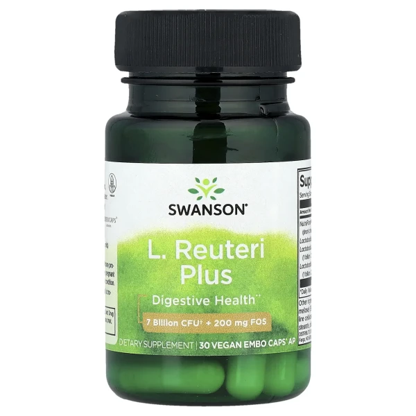 Пробиотики Реутери Плюс Swanson (L. Reuteri Plus) 7 млрд КОЕ 30 капсул