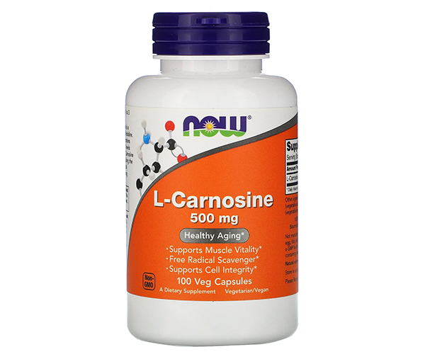 Л-Карнозин NOW Foods (L-Carnosine) 500 мг 