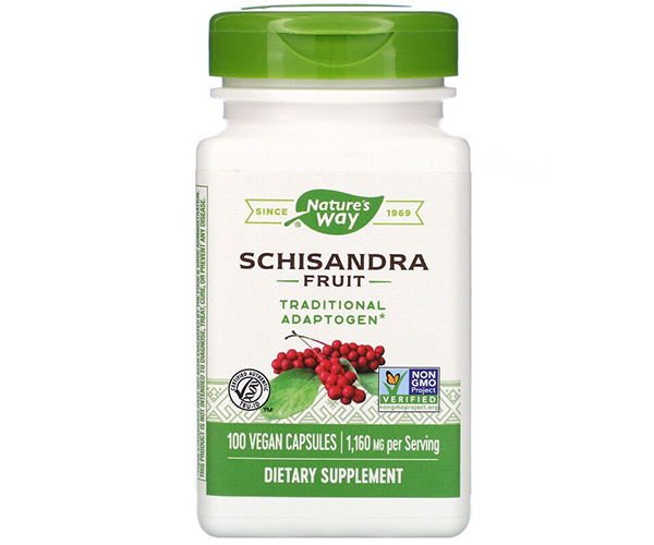 Китайский лимонник Nature's Way (Schizandra Fruit) 580 мг 100 капсул