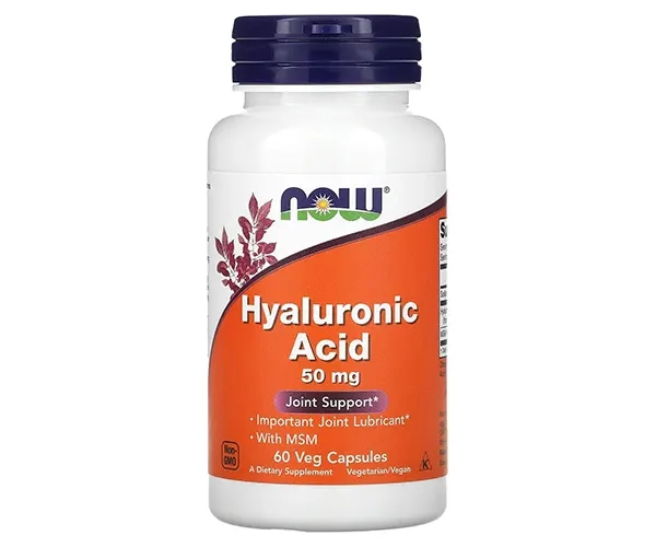 Гиалуроновая кислота NOW Foods (Hyaluronic Acid) 50 мг 