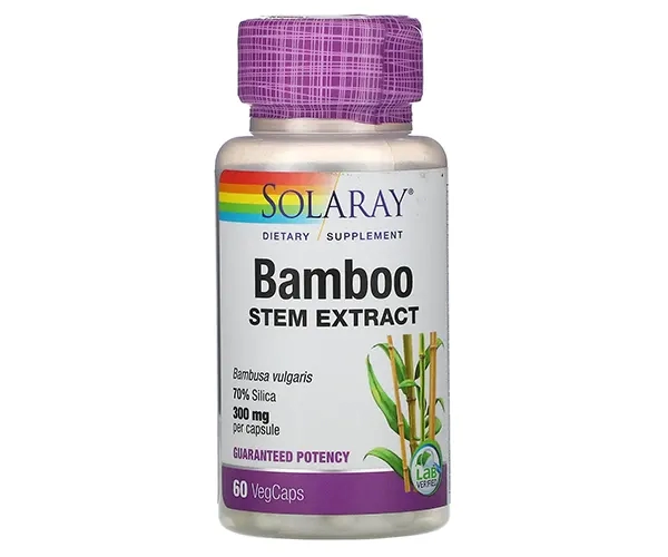 Бамбук Solaray (Bamboo) 300 мг 60 капсул