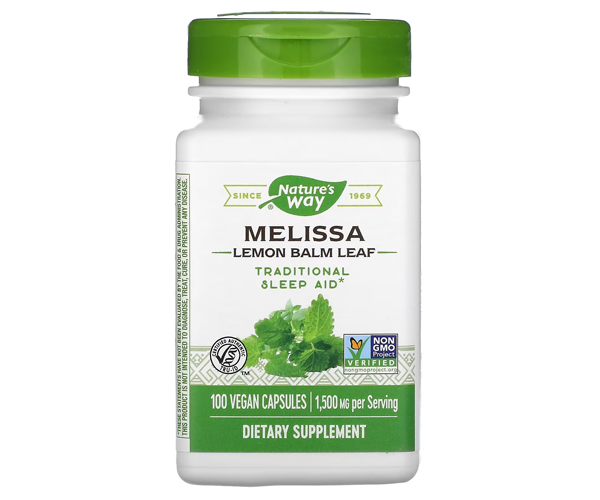 Мелісса лимонний бальзам Nature's Way  (Melissa) 1500 мг 100 капсул