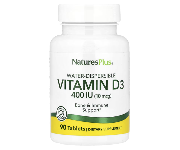 Вітамін D3 Natures Plus (Vitamin D3) 400 МО 90 таблеток