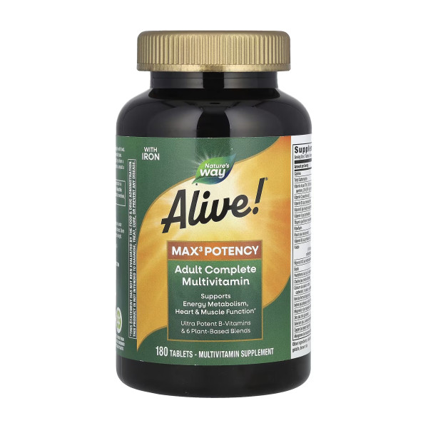 Мультивітаміни Nature's Way (Alive Max3 Daily Multi-Vitamin) 