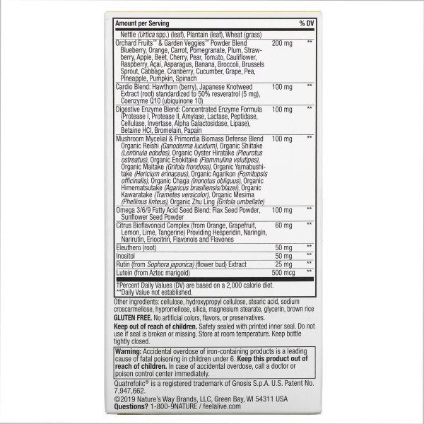 Мультивітаміни Nature's Way (Alive Max3 Daily Multi-Vitamin) 