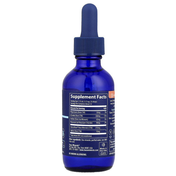 Ионный калий Trace Minerals Research (Liquid Ionic Potassium) 99 мг 59 мл
