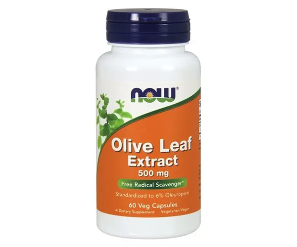 Екстракт листя оливи NOW Foods (Olive Leaf Extract) 500 мг 