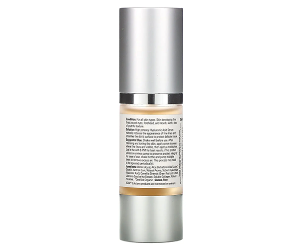 Сироватка з гіалуроновою кислотою NOW Foods (Hyaluronic Acid Firming Serum) 30 мл