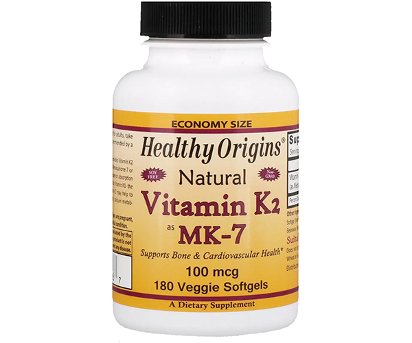 Вітамін K2 у формі MK7 Healthy Origins  (Vitamin K2 as MK-7) 100 мкг 