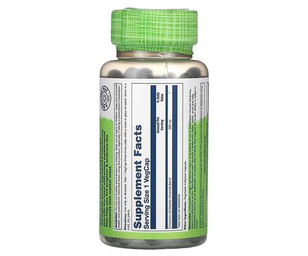 Лимонник китайский Solaray (Schizandra) 580 мг 100 капсул