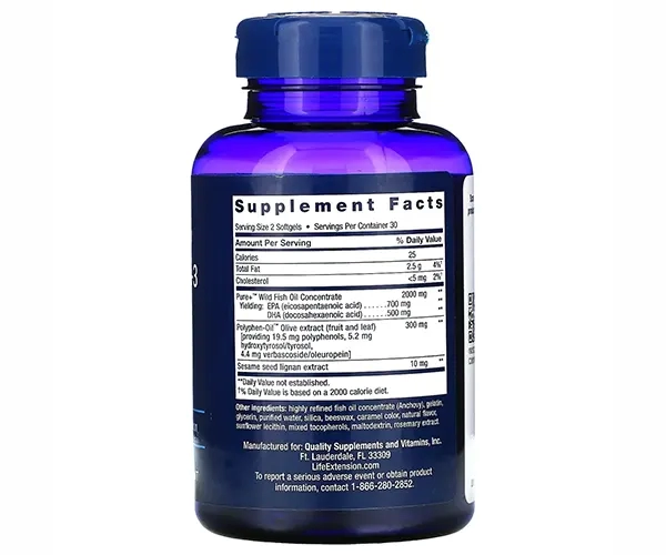 Супер Омега-3 Life Extension (Super Omega-3)